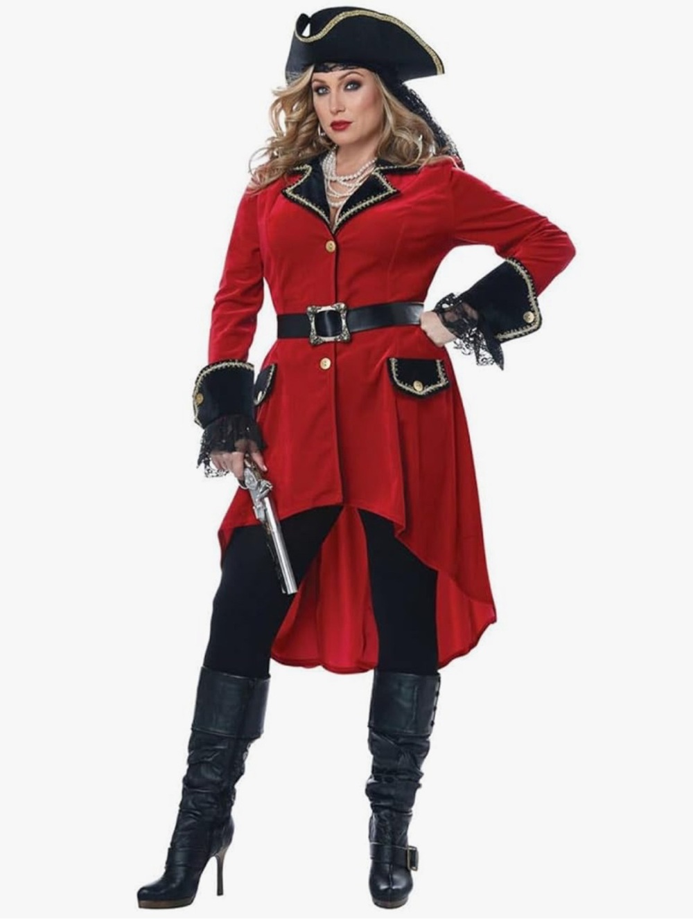 California Costumes Red Pirate Women’s Costume